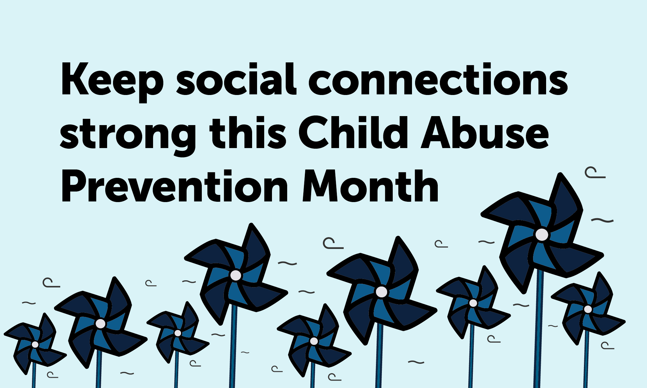 Pinwheels for child abuse prevention month