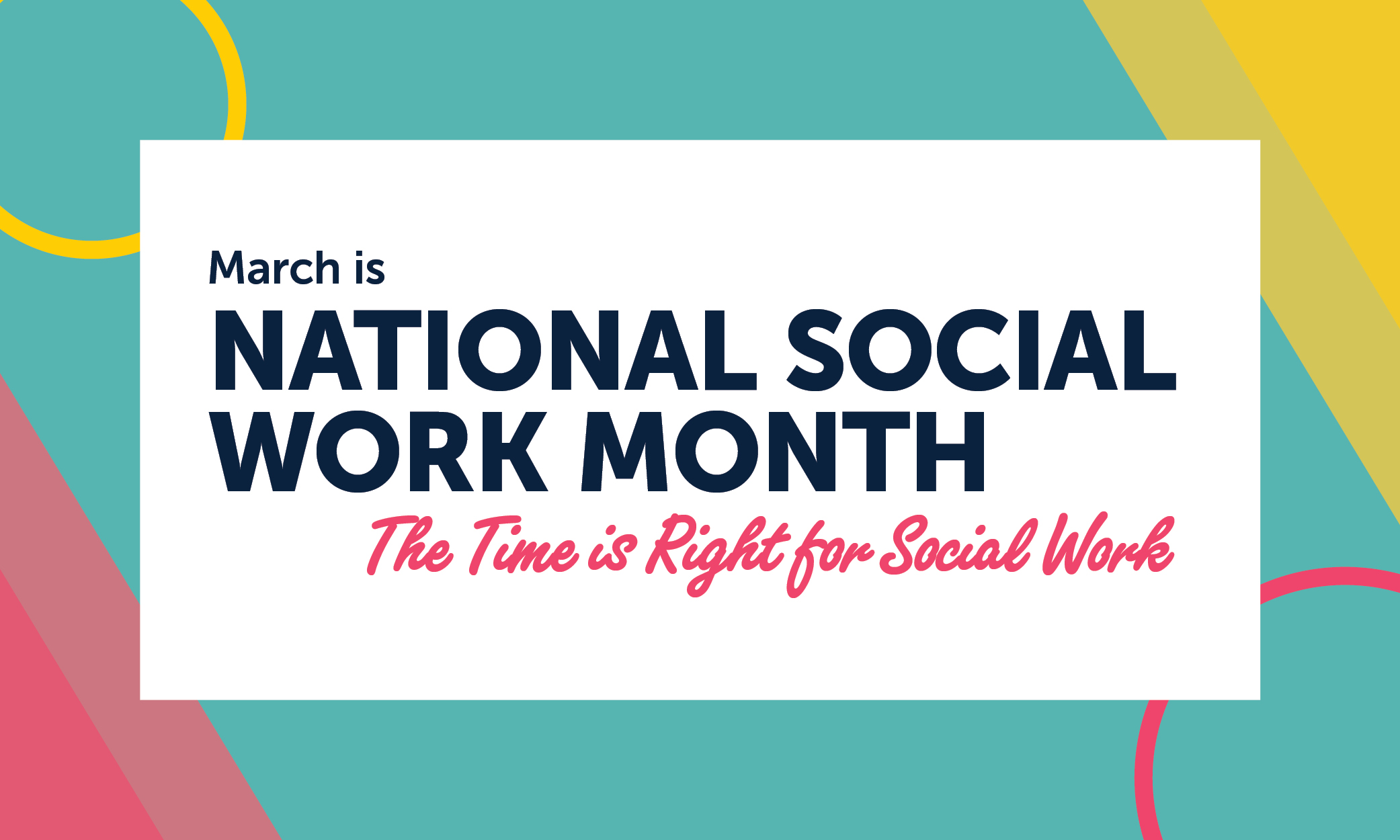 National Social Work Month promo