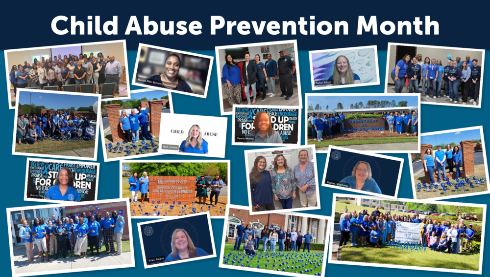 Wear Blue Photo Collage 2025