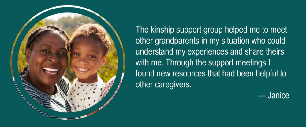 Community-Based Support for Kinship Caregivers kin1quote.png