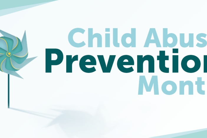 Graphic promoting Child Abuse Prevention Month