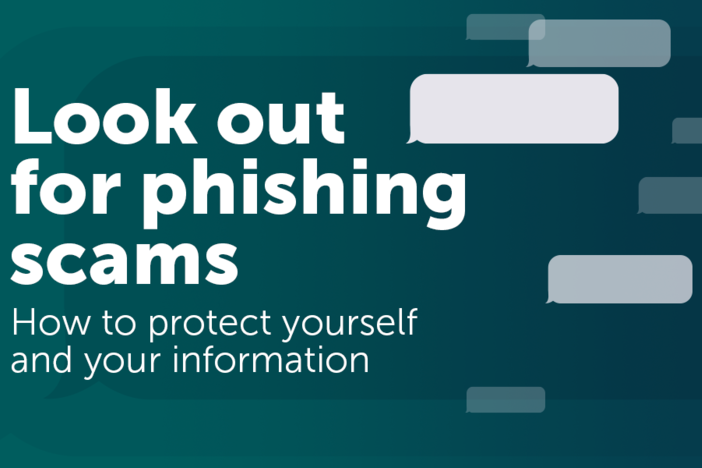 Beware of phishing scams